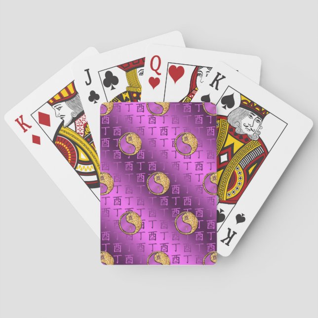 Fire Rooster Playing Cards (Back)