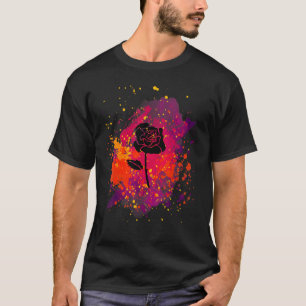 Fire Rose Rock´n Roll T-Shirt