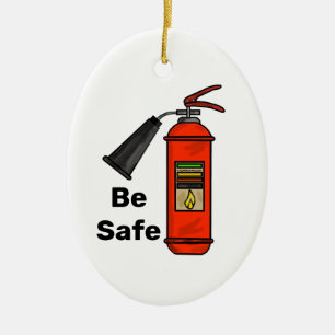 Fire Safety Christmas Ornament