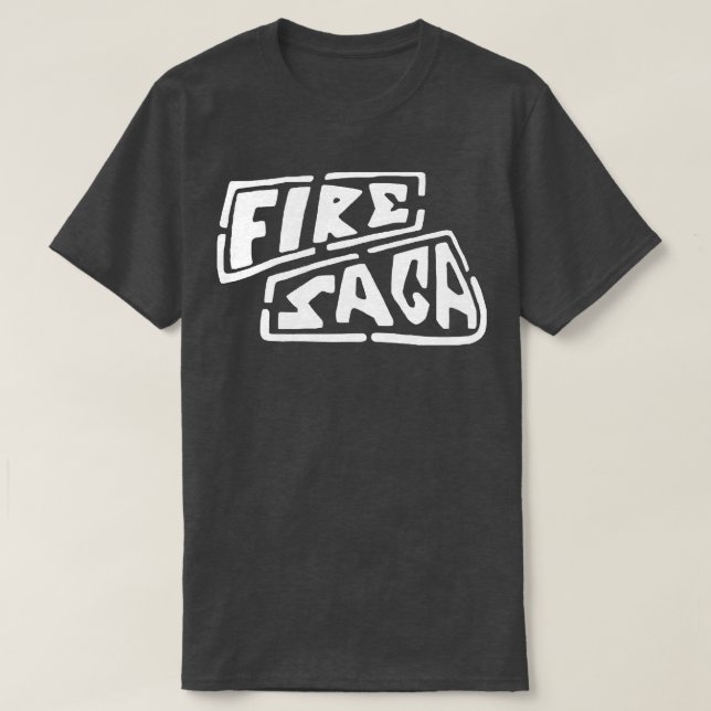 Fire Saga Logo T-Shirt (Design Front)