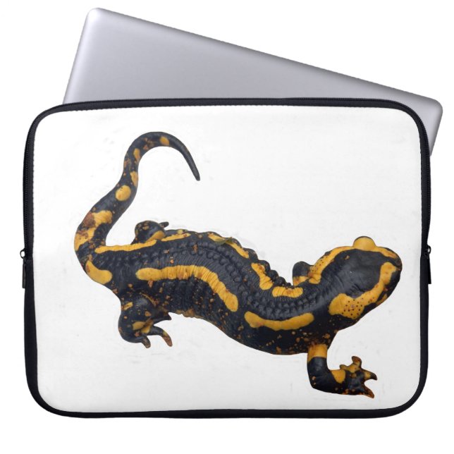 Fire Salamander Laptop Sleeve (Front)