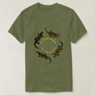 Fire Salamanders in a ring (Coloured Logo) T-Shirt