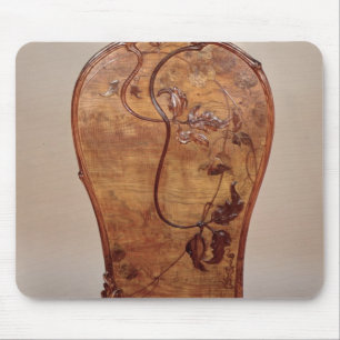 Fire screen with marquetry of various woods mouse pad
