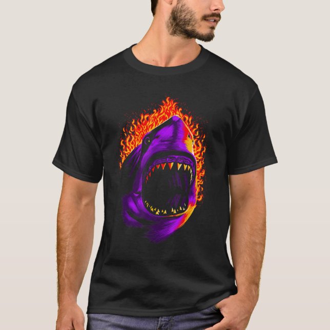 Fire Shark T-Shirt (Front)