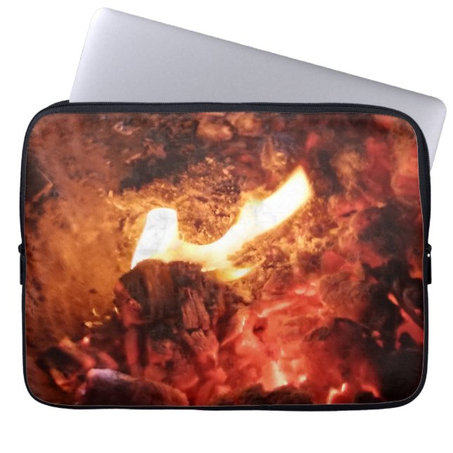 Fire shine in laptop case (Front)