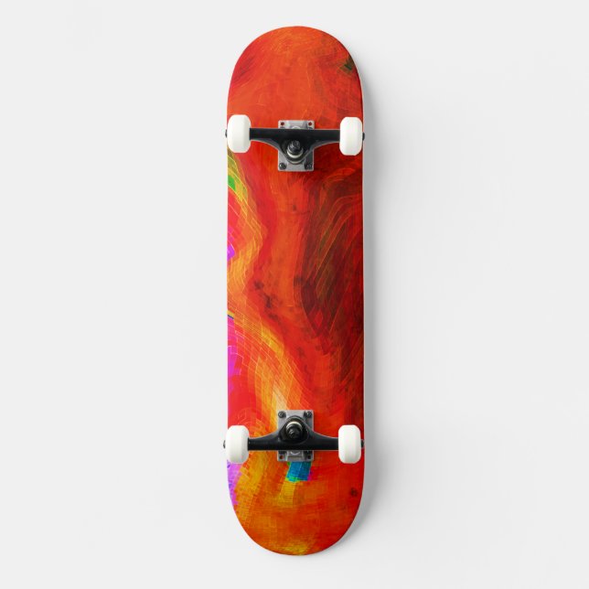 Fire Skateboard, Monopatín de Fuego Skateboard (Front)