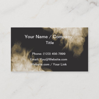 Fire smoke business card
