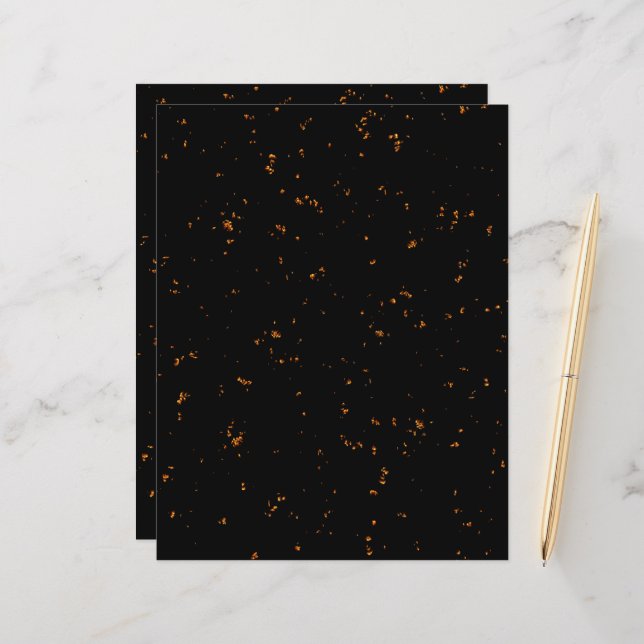 Fire Sparks Overlay Your Photo Burning Ashes Black (Front/Back In Situ)