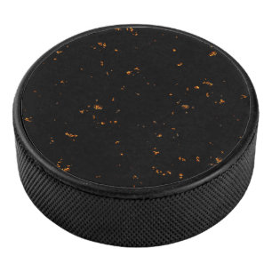 Fire Sparks Overlay Your Photo Burning Ashes Black Hockey Puck