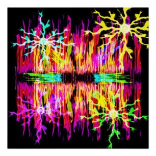 Fire Sparks Perfect Poster