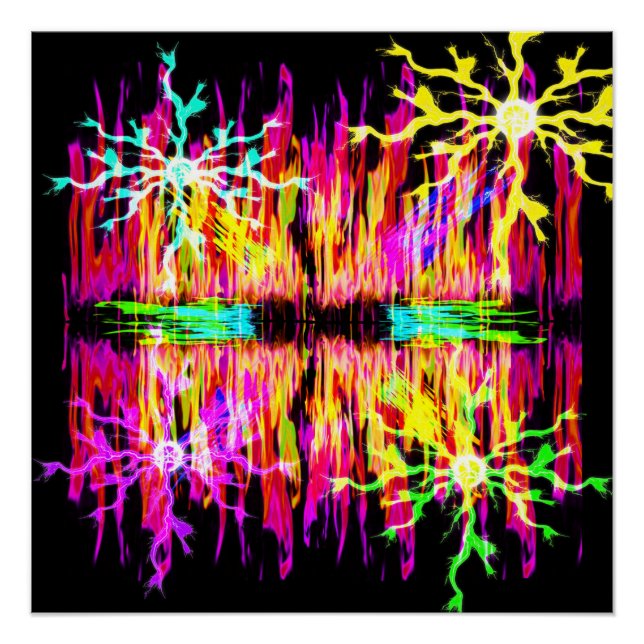 Fire Sparks Perfect Poster (Front)