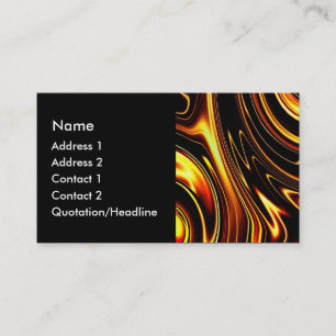 Fire Spiral Business Card