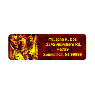 Fire Spirit Return Address Label