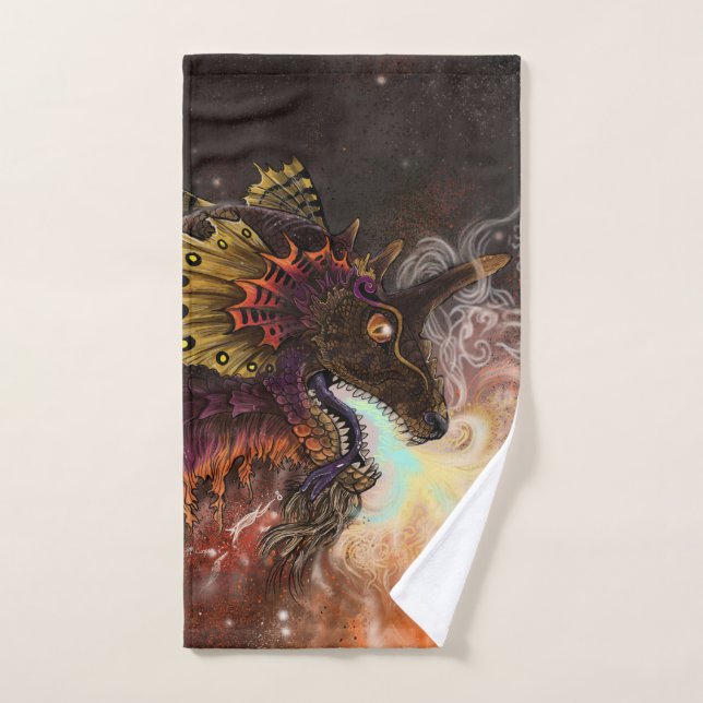 Fire Spitter Dragon Hand Towel (Hand Towel)
