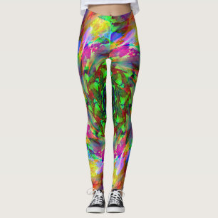Fire Spray Leggings