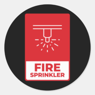 Fire Sprinkler Sticker 