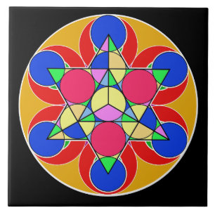 Fire Star Ceramic Tile