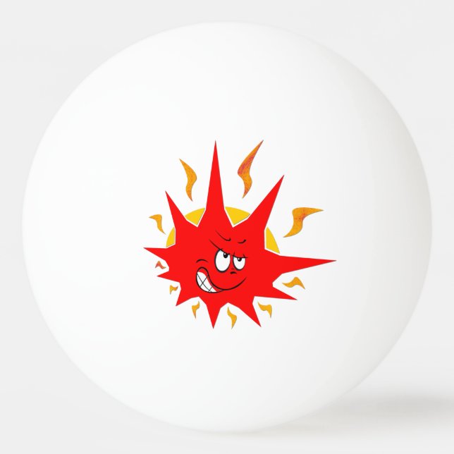 Fire star hot superstar wicked ping pong ball (Front)