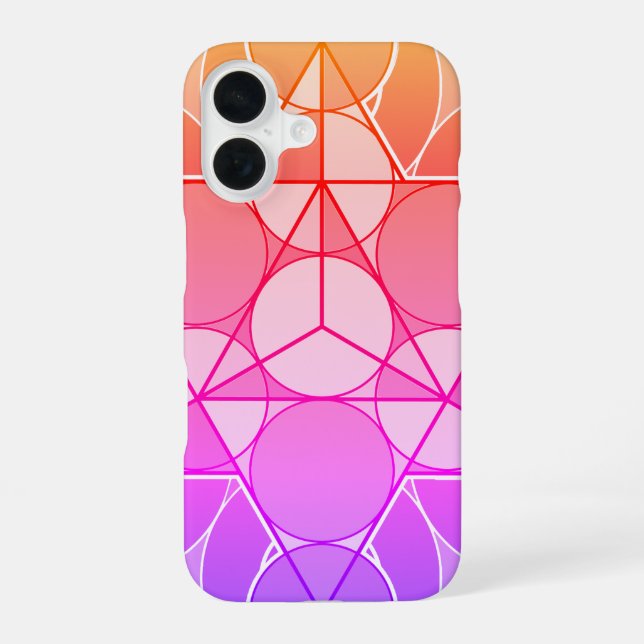 Fire Star iPhone 16 Case (Back)