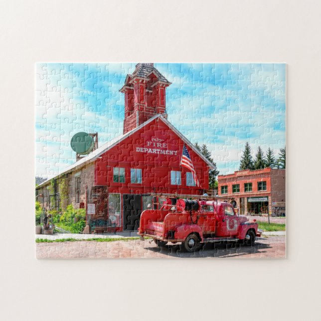 Fire Station Colorado. Jigsaw Puzzle (Horizontal)