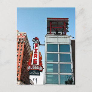 Fire Station Postcard