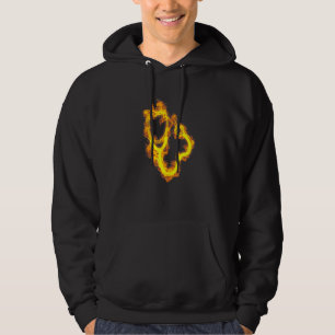 Fire Stethoscope Flames Doctor Care Nurse Hoodie