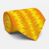 Fire Storm Yellow Necktie