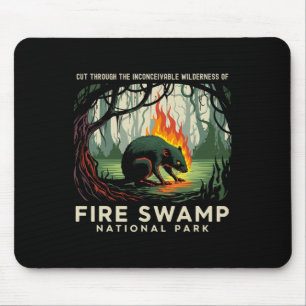 Fire Swamp National Park Camping Hiking Mountain Mouse Pad
