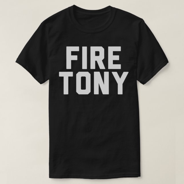 FIRE TONY T-Shirt (Design Front)