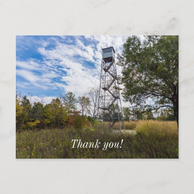 Fire Tower Runge Postcard (Front)