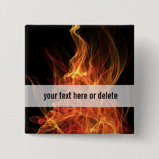 Fire Triangle 15 Cm Square Badge