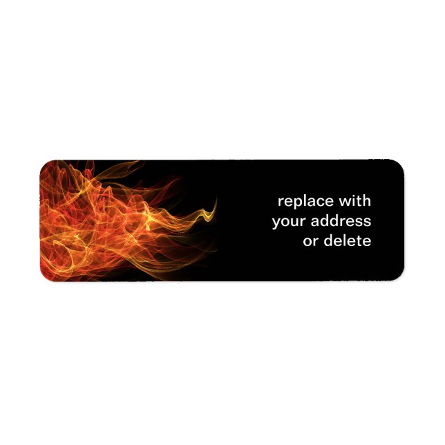Fire Triangle Return Address Label (Front)
