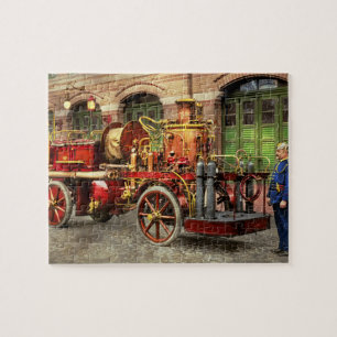 Fire Truck - An electric pump truck 1907 Jigsaw Puzzle