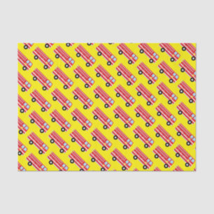 Fire Truck Birthday Party Tissue Paper