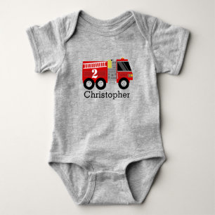 Fire Truck Birthday Shirt