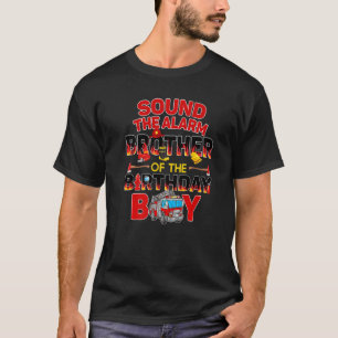 Fire Truck Brother Birthday Firefighter Daddy Pap T-Shirt