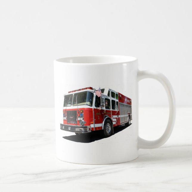 Fire truck Custom Mug (Right)