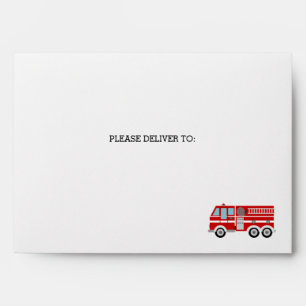 Fire Truck Envelope