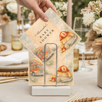 Fire Truck Firefighter Baby Shower