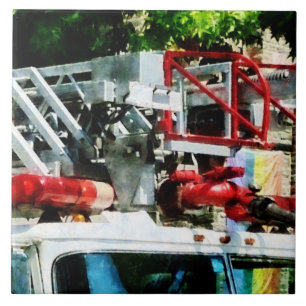 Fire Truck Ladder Ceramic Tile