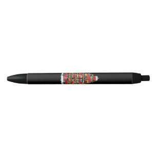 Fire Truck Lights Firefighter Fire Truck Christmas Black Ink Pen