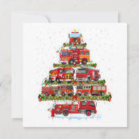 Fire Truck Lights Firefighter Fire Truck Christmas