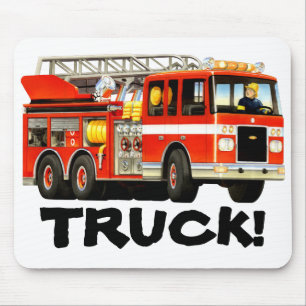Fire Truck Mouse Pad
