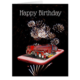 Fire Truck On Speed Dial, Jumbo Birthday