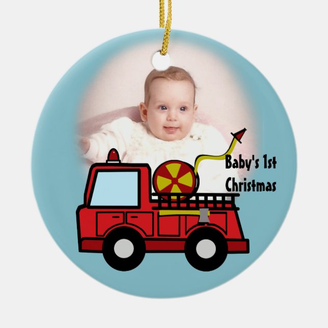 Fire Truck Photo Decoration (Front)
