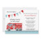 Fire Truck Polka Dot Banner Boy Baby Shower