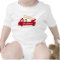 Fire Truck Puppy Personalised Baby Creeper T-Shirt