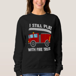 Fire Truck Toy Boys Firefighter Tools Fireman Cost Sweatshirt