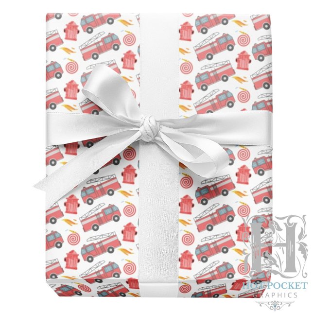 Fire Truck Wrapping Paper (Creator Uploaded)