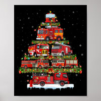 Fire Truck Xmas Lights Firefighter Fire Truck Chri